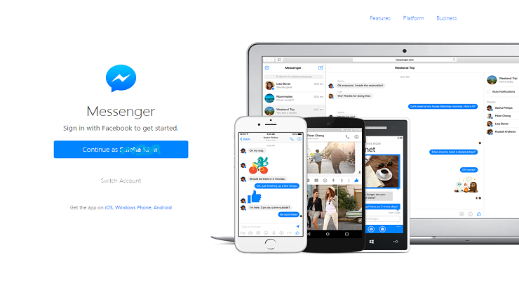 Facebook Messenger brings messaging to desktops